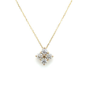 Yellow Gold Diamond Necklace