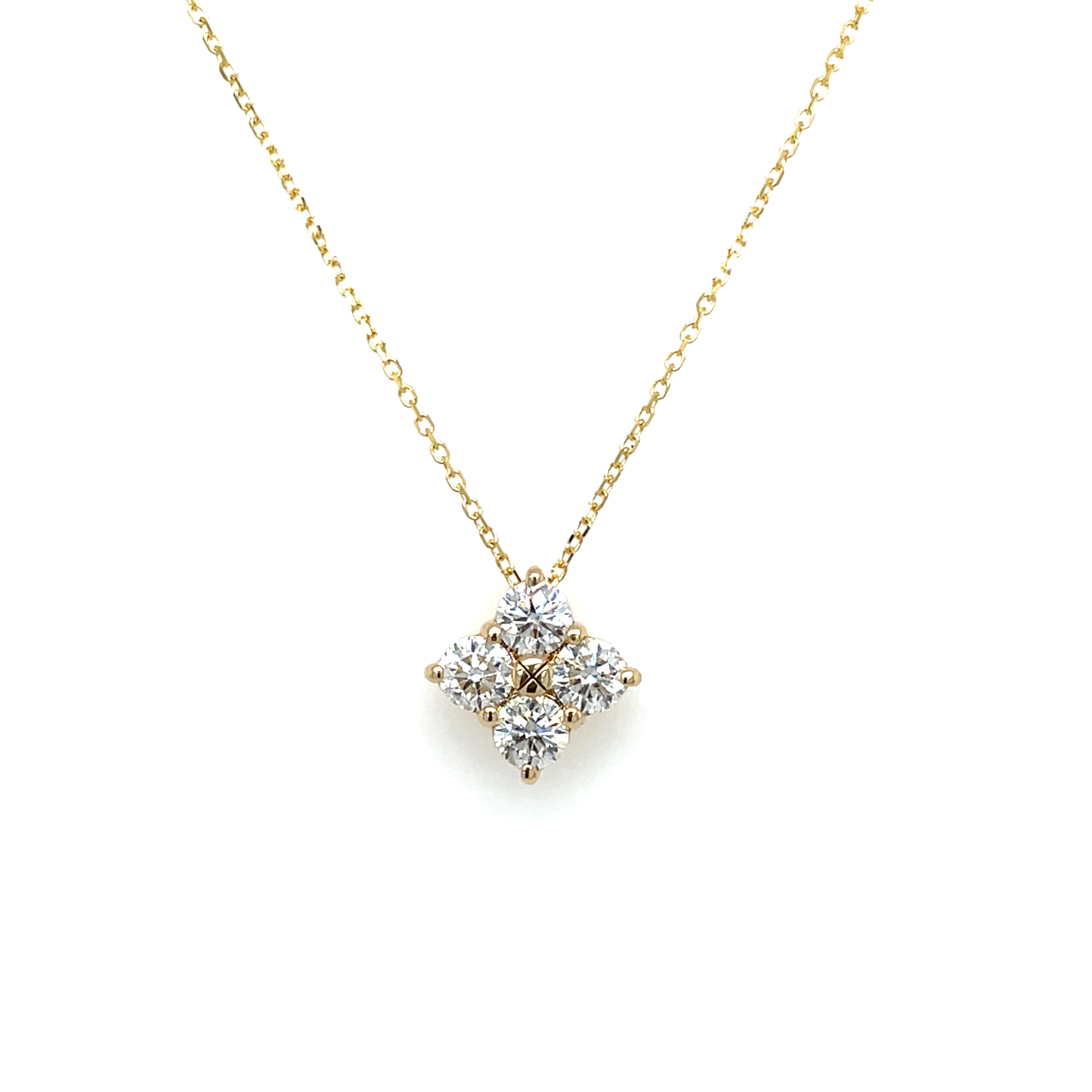 Yellow Gold Diamond Necklace