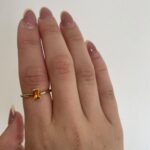 Yellow Gold Citrine Ring