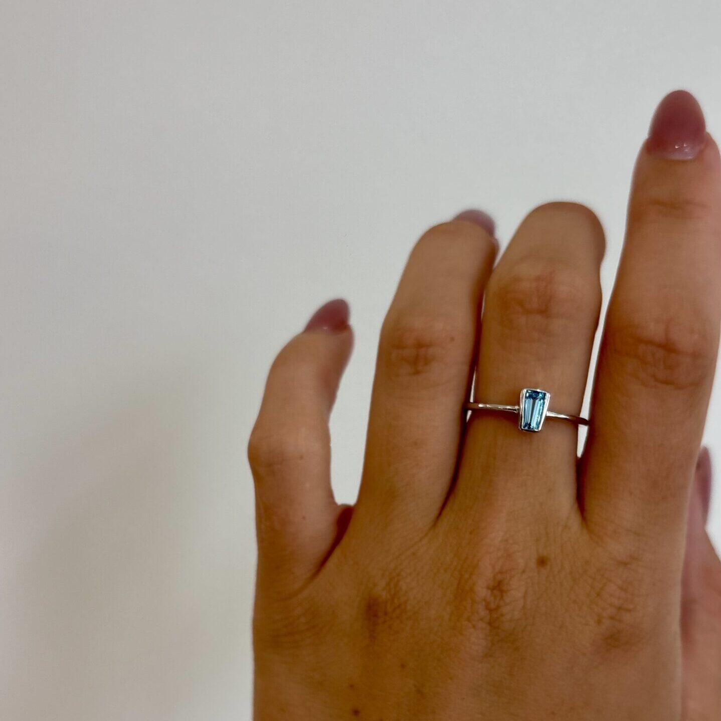 Sterling Silver Blue Topaz Ring
