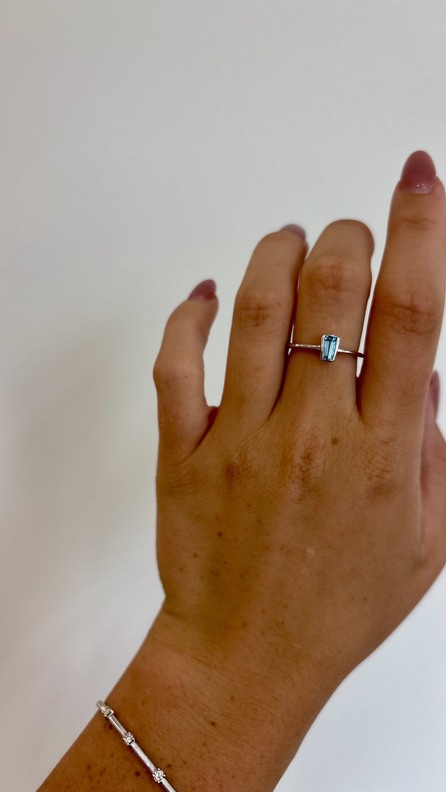 Sterling Silver Blue Topaz Ring