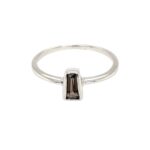 Sterling Silver Smoky Quartz Ring