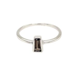 Sterling Silver Smoky Quartz Ring