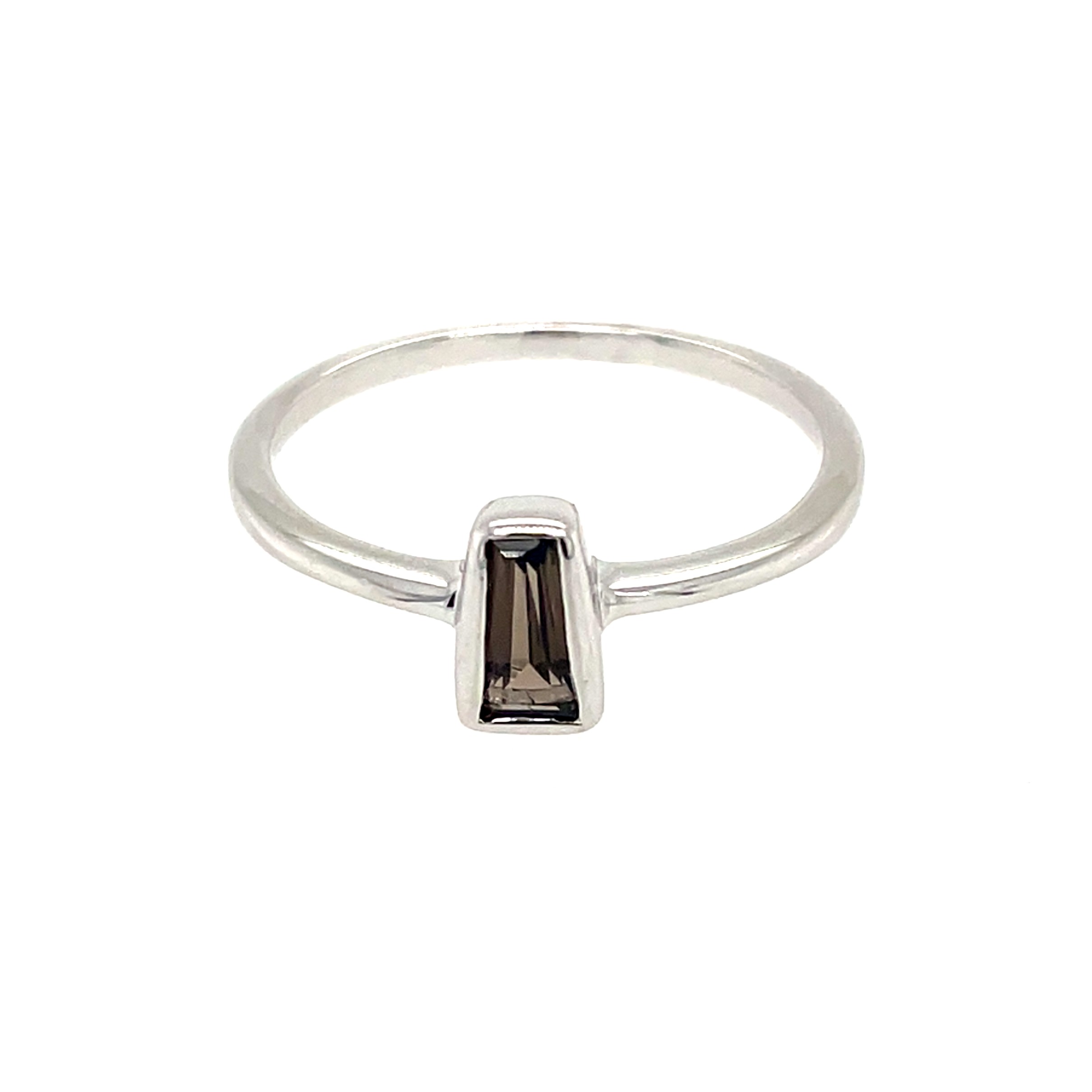 Sterling Silver Smoky Quartz Ring