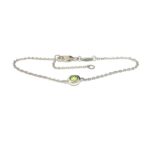 Sterling Silver Peridot Bracelet