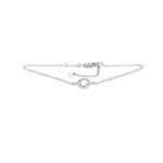 Sterling Silver White Topaz Bracelet