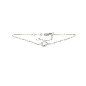 Sterling Silver White Topaz Bracelet
