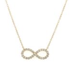 Yellow Gold Necklace with Diamonds