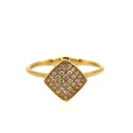 Yellow Gold Diamond Fashion Ring
