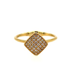 Yellow Gold Diamond Fashion Ring