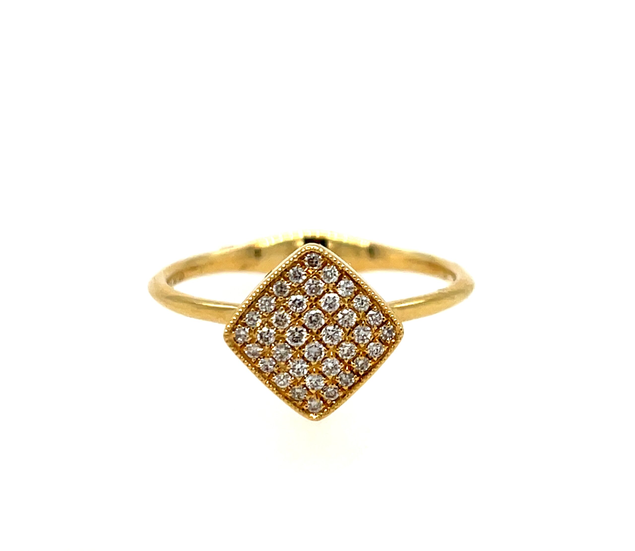 Yellow Gold Diamond Fashion Ring