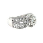 White Gold Diamond Fashion Ring