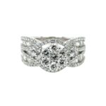 White Gold Diamond Fashion Ring