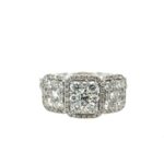 White Gold Diamond Fashion Ring