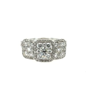 White Gold Diamond Fashion Ring