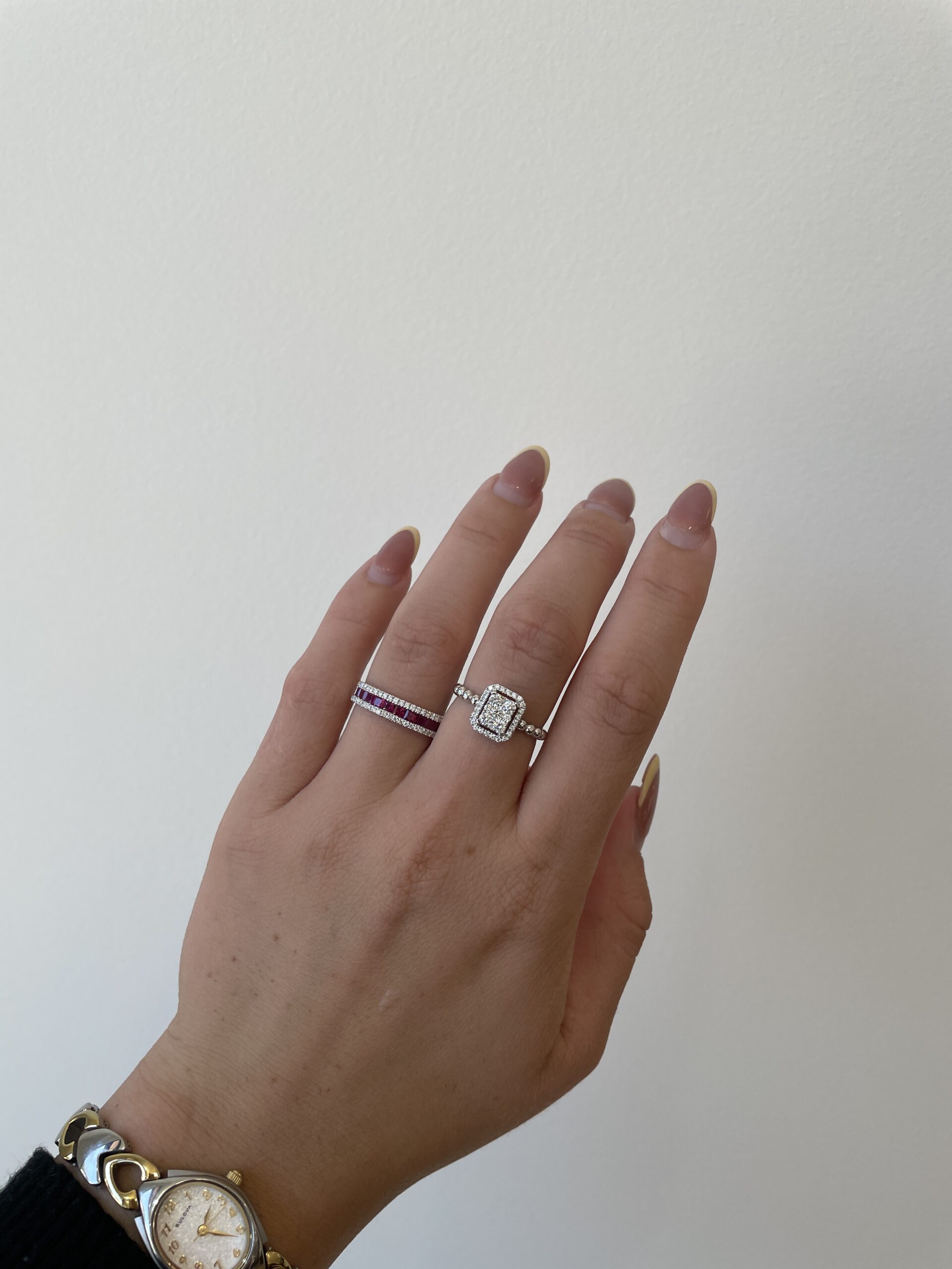 White Gold Diamond Fashion Ring