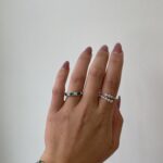 White Gold Diamond Bypass Ring