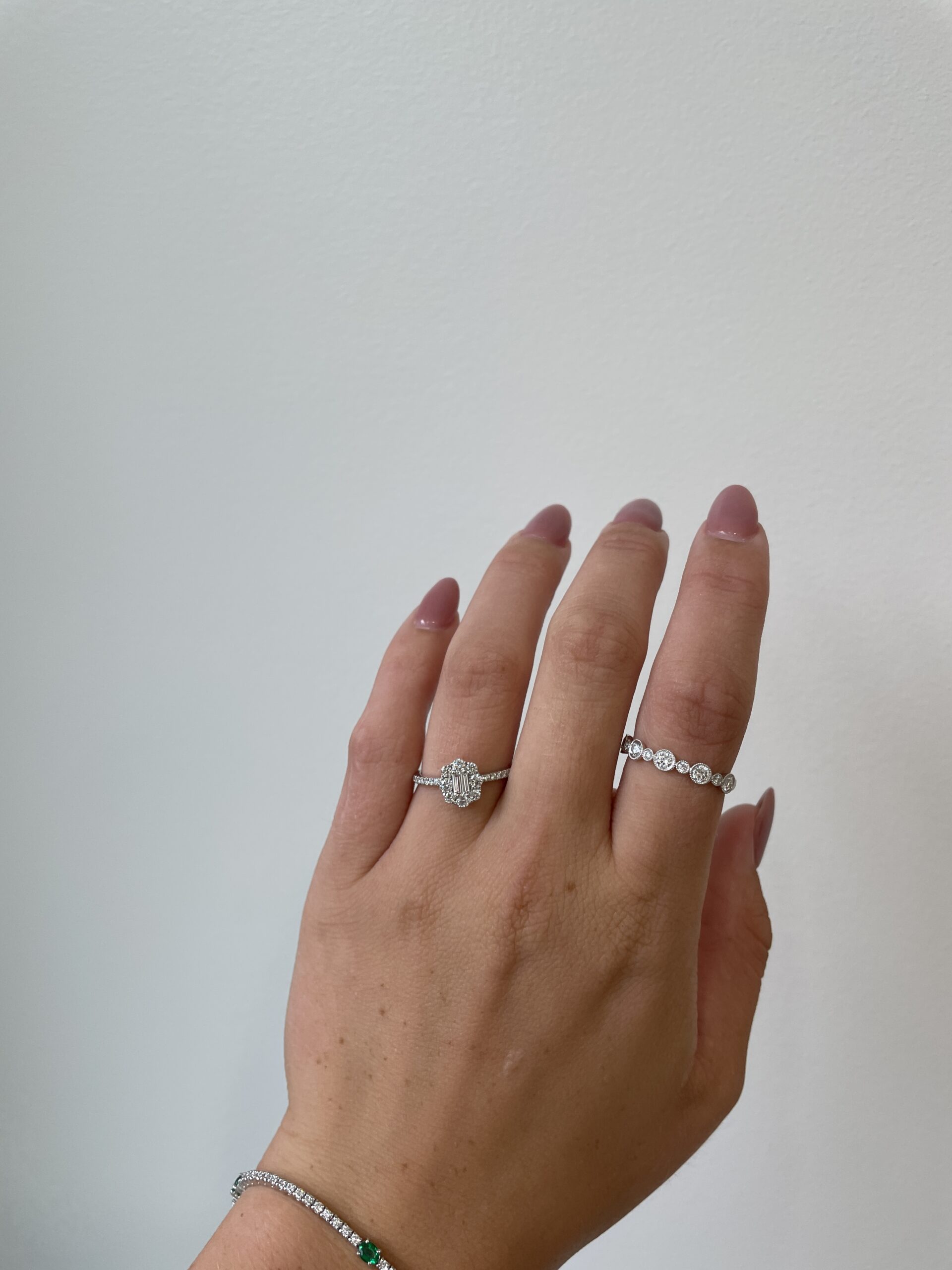 White Gold Diamond Fashion Ring