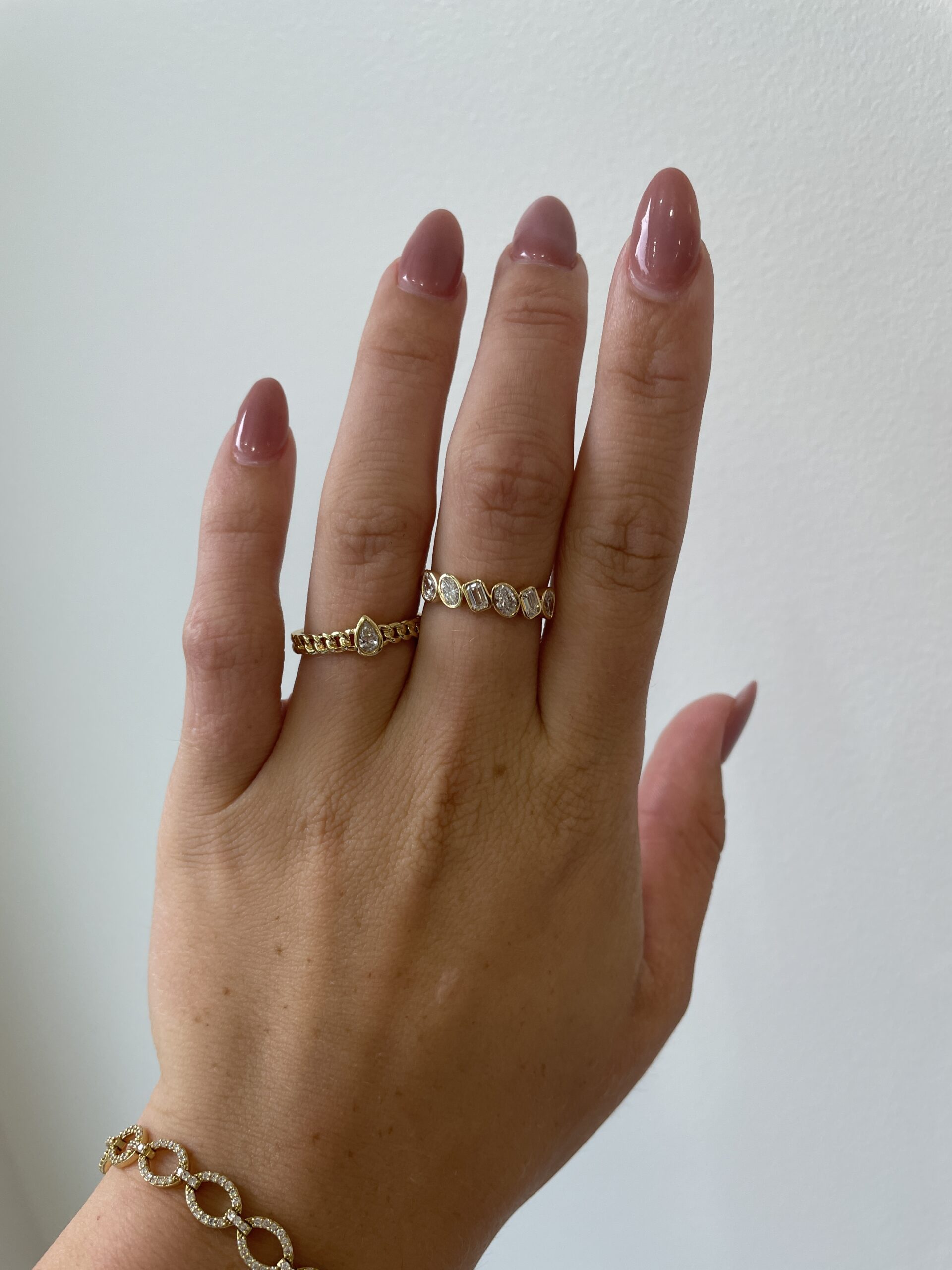 Yellow Gold Diamond Fashion Ring