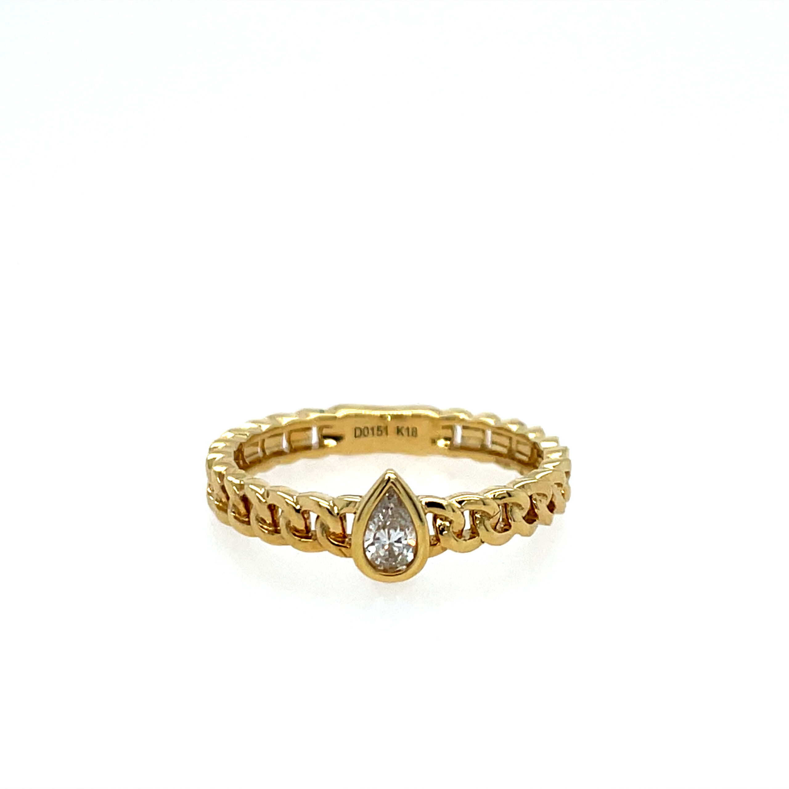 Yellow Gold Diamond Fashion Ring