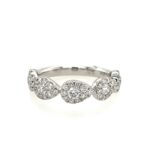 White Gold Diamond Fashion Ring