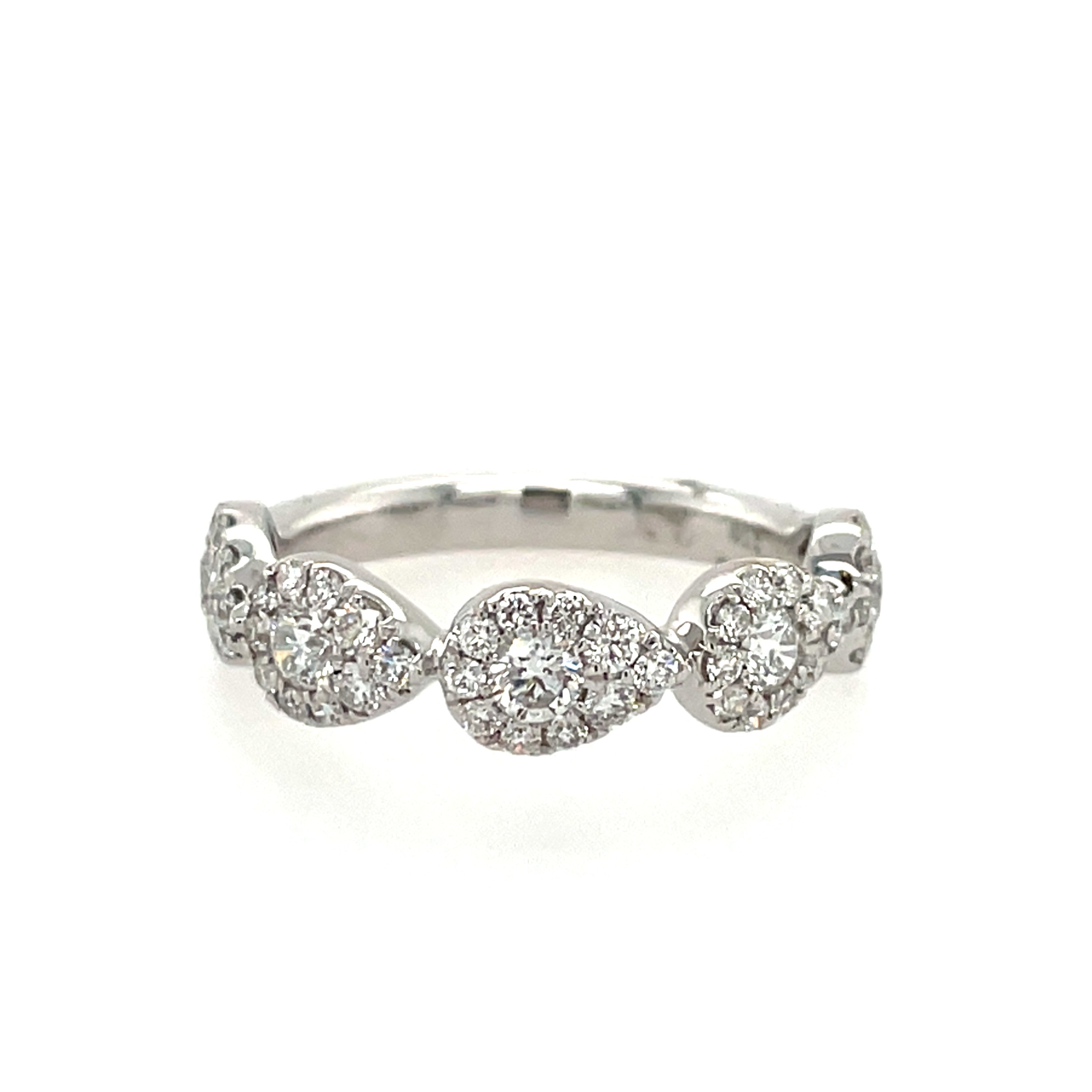 White Gold Diamond Fashion Ring