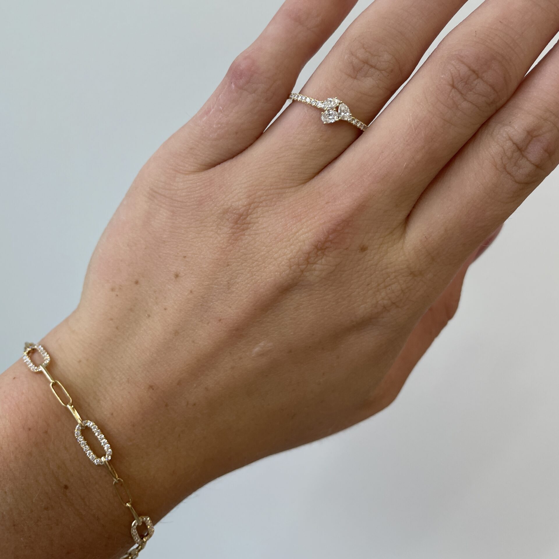 Yellow Gold Diamond Fashion Ring