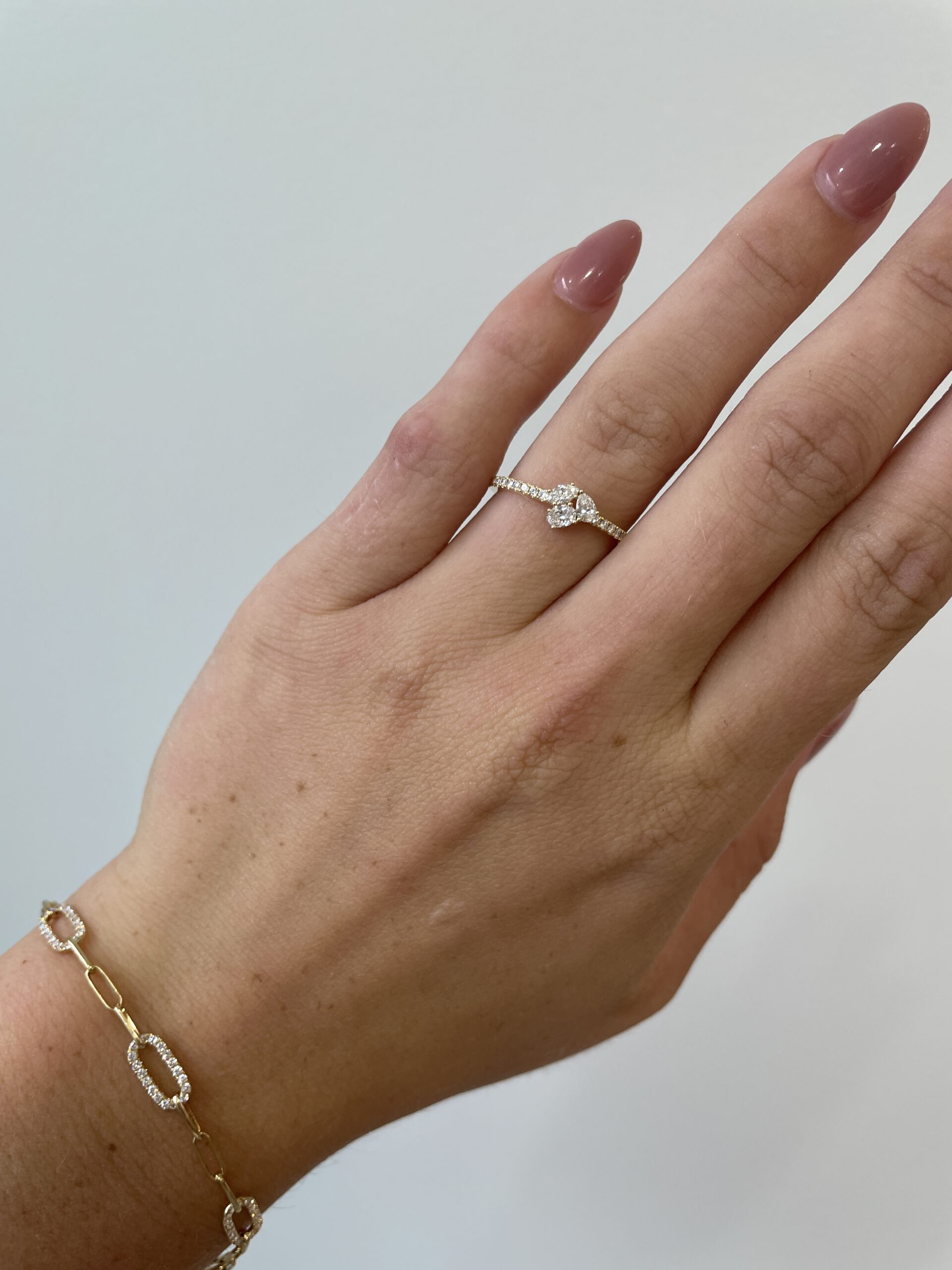 Yellow Gold Diamond Fashion Ring