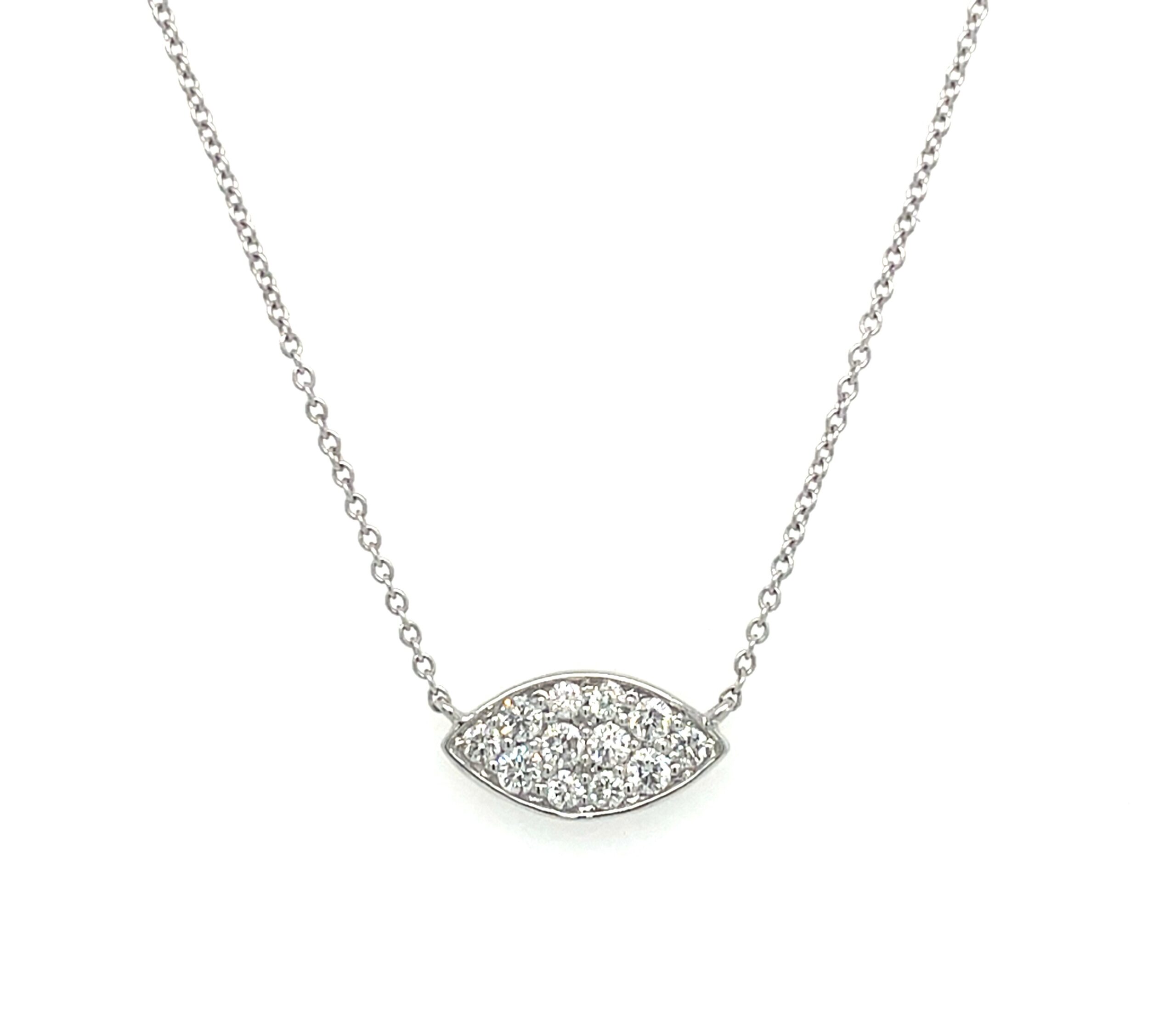 White Gold Diamond Necklace