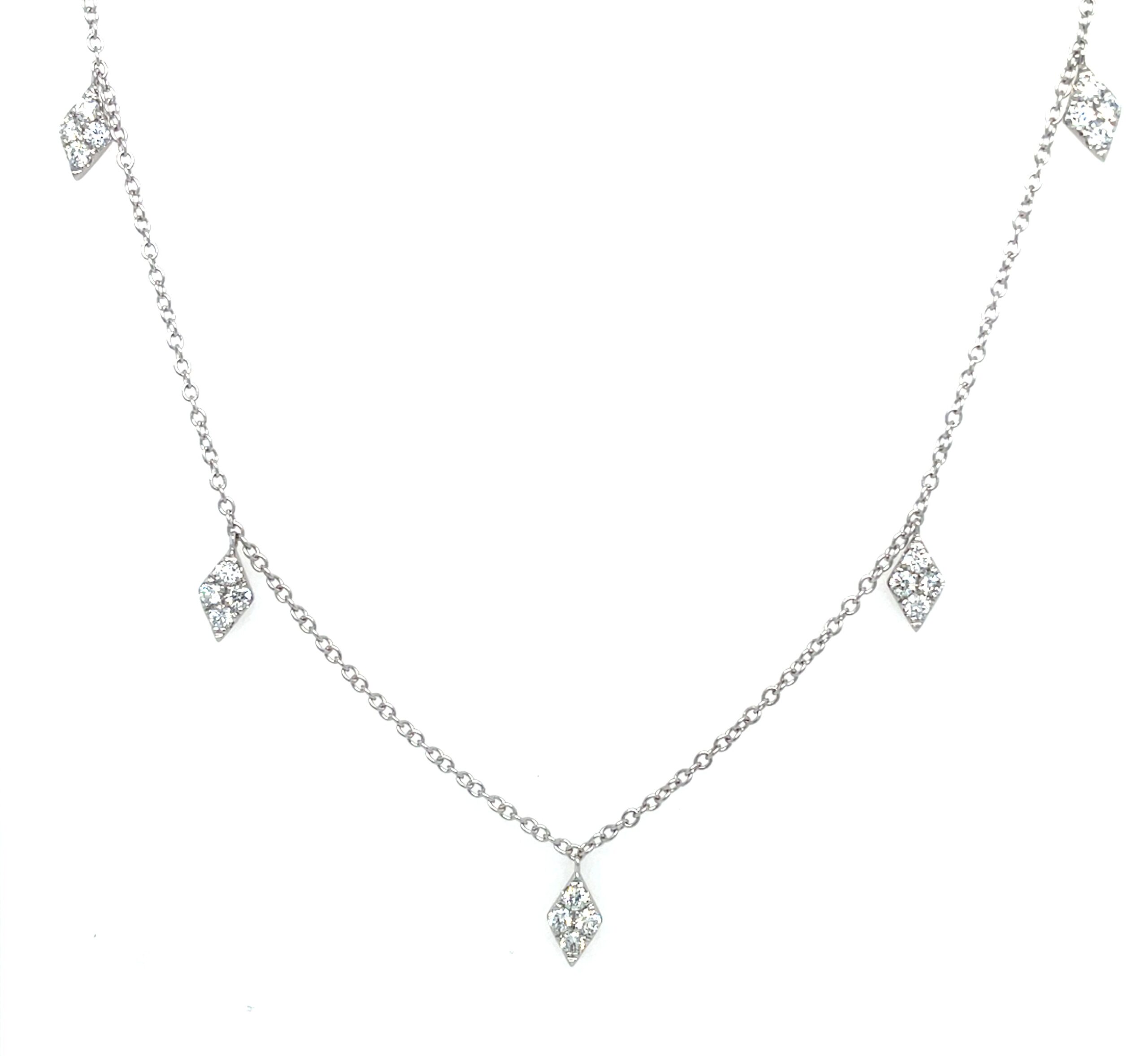 White Gold Diamond Necklace