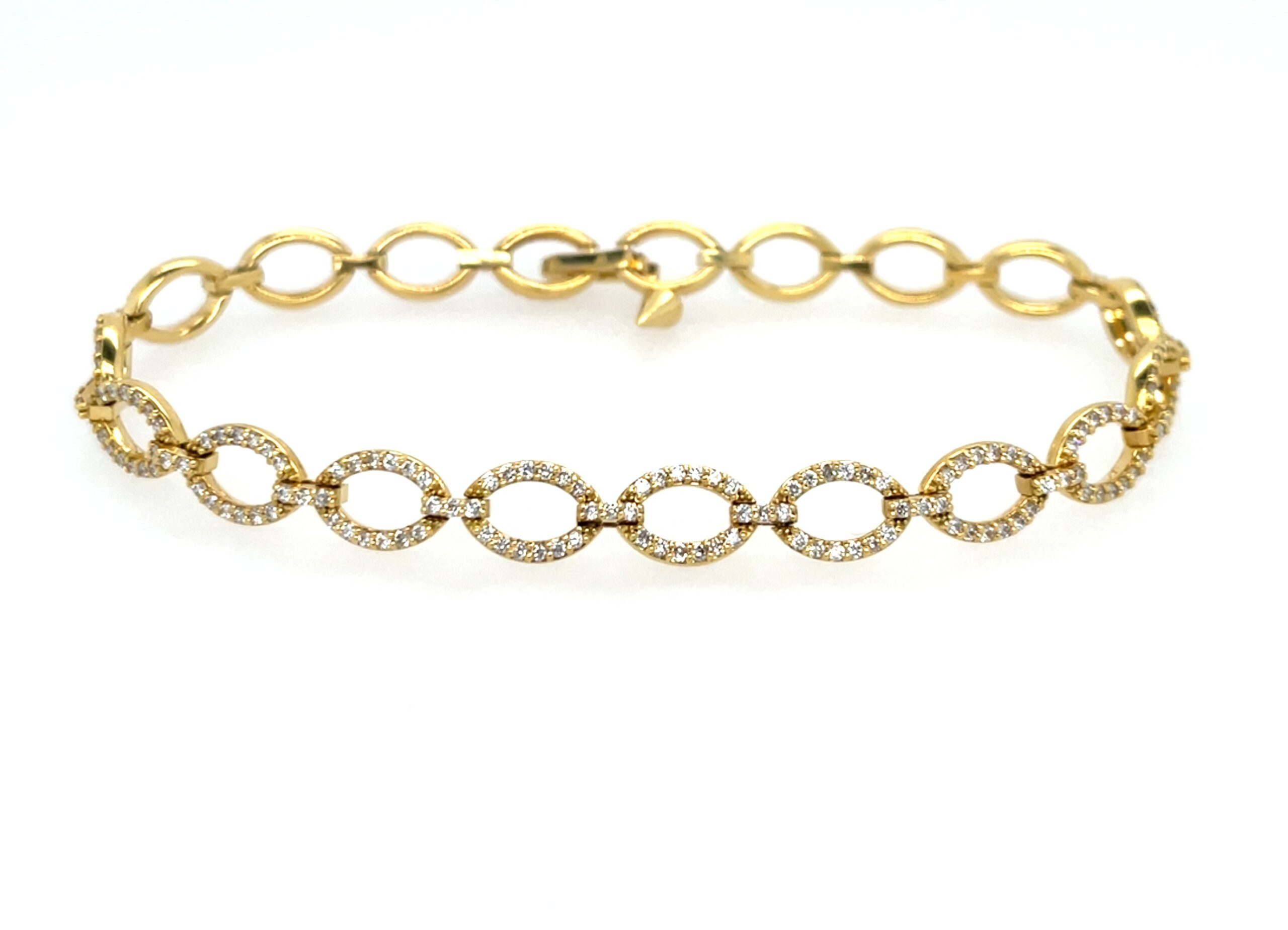 Yellow Gold Diamond Bracelet