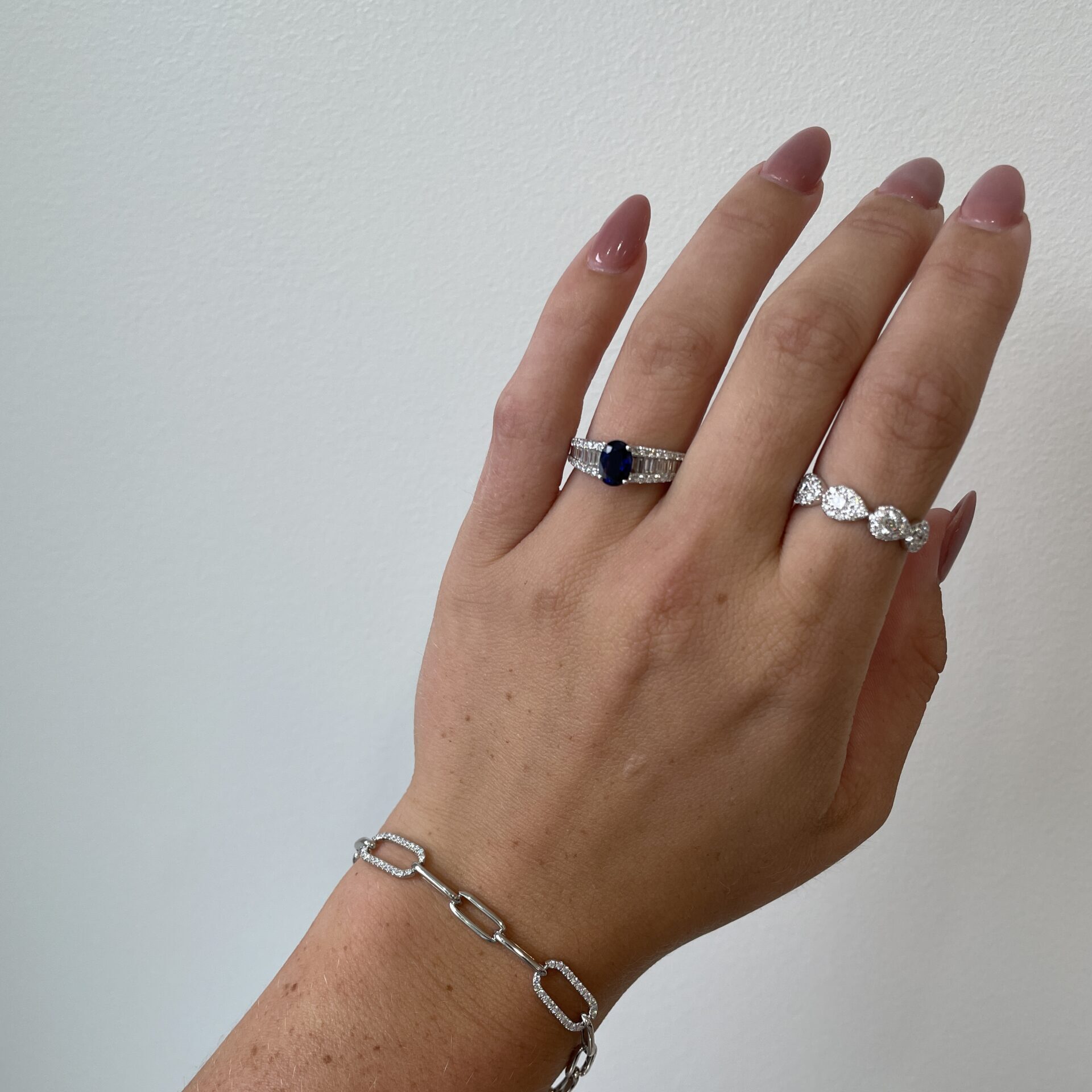 White Gold Diamond Fashion Ring