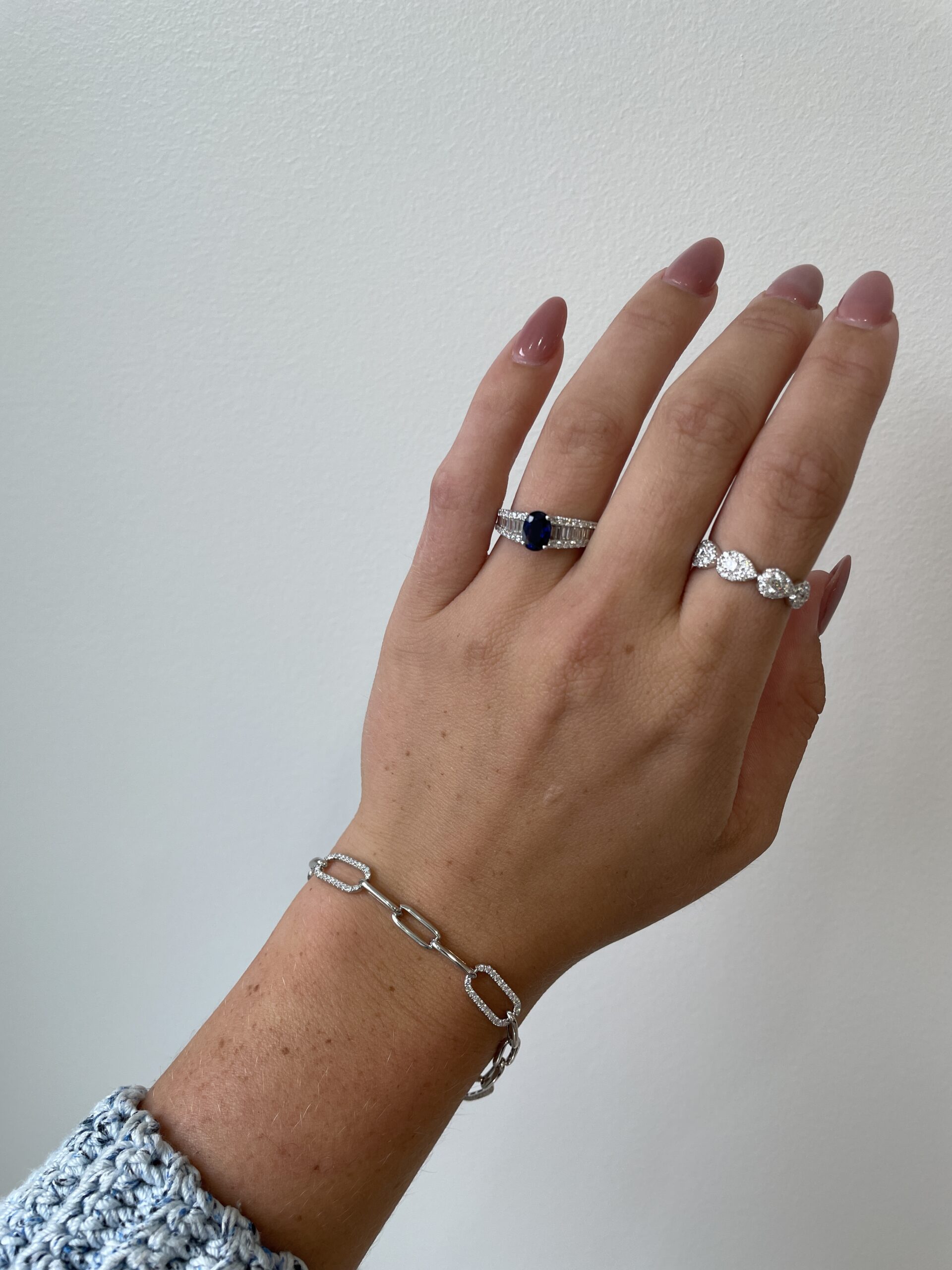 White Gold Diamond Fashion Ring