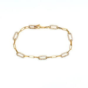 Yellow Gold Diamond Bracelet
