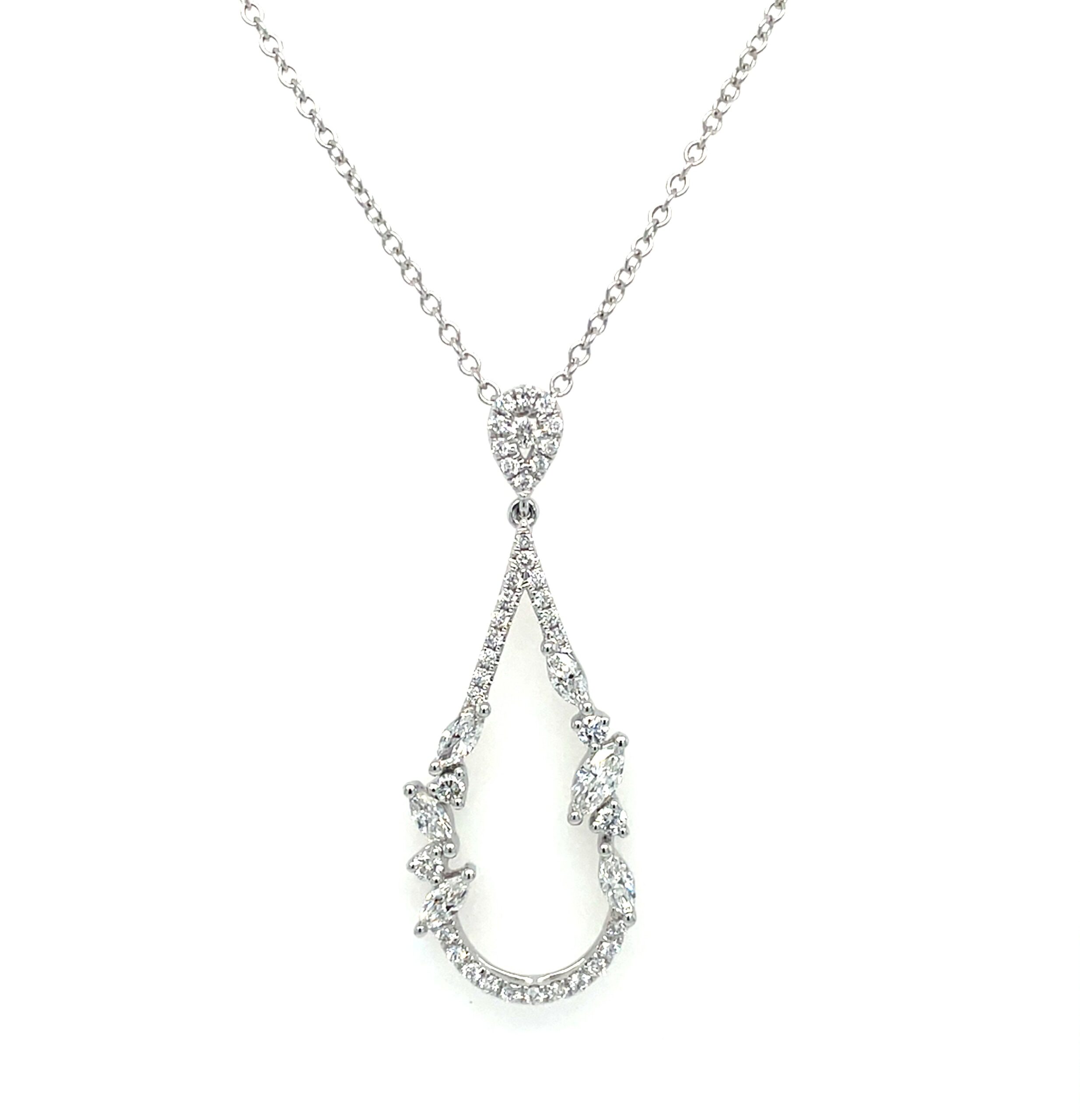 White Gold Diamond Necklace