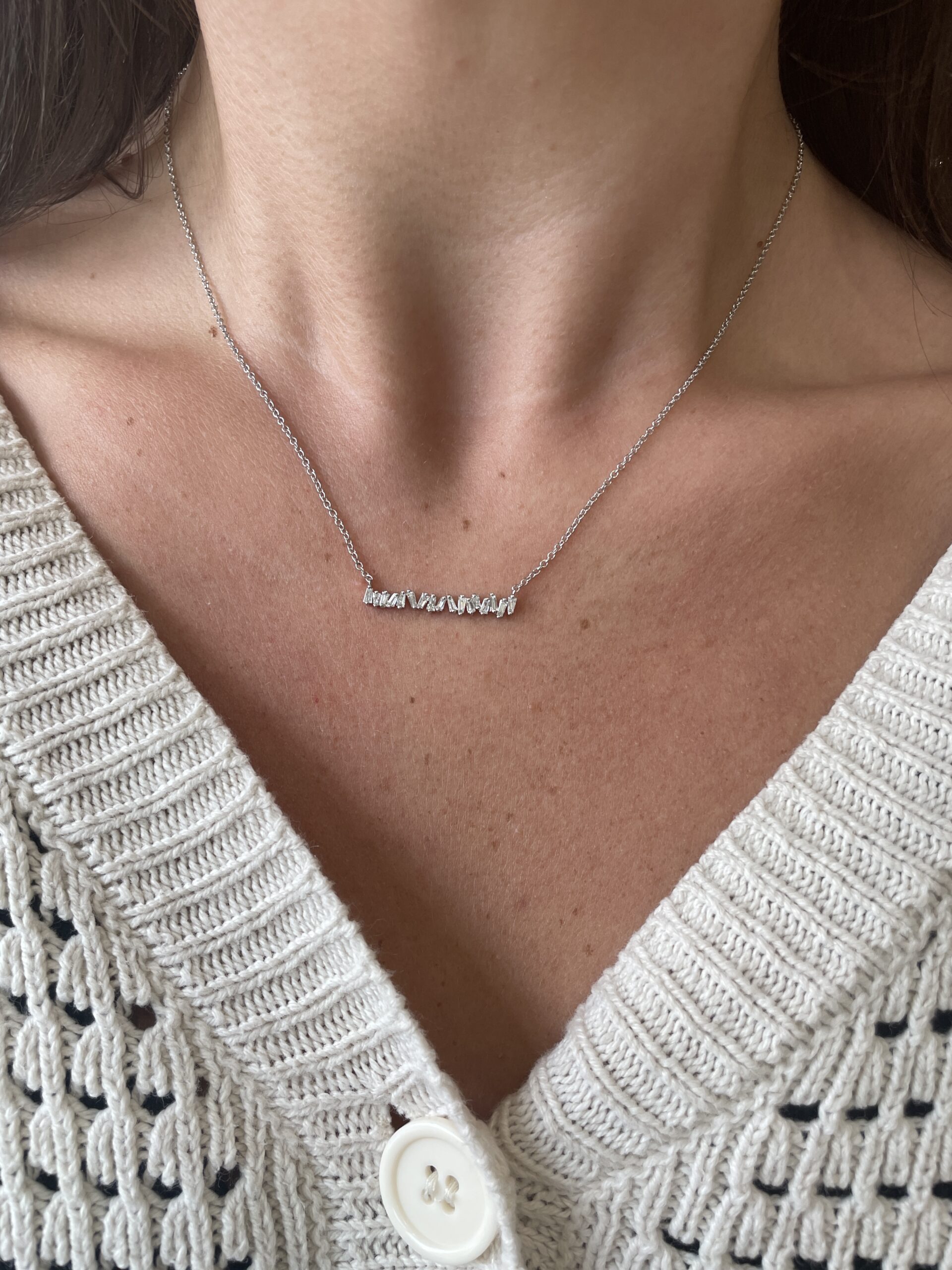 White Gold Diamond Necklace