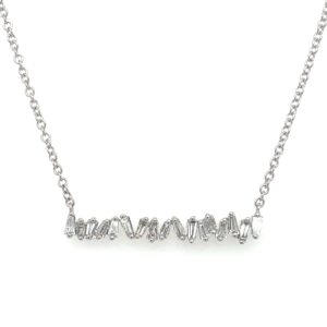 White Gold Diamond Necklace
