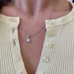 Sterling Silver Opal Necklace