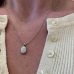 Sterling Silver Opal Necklace