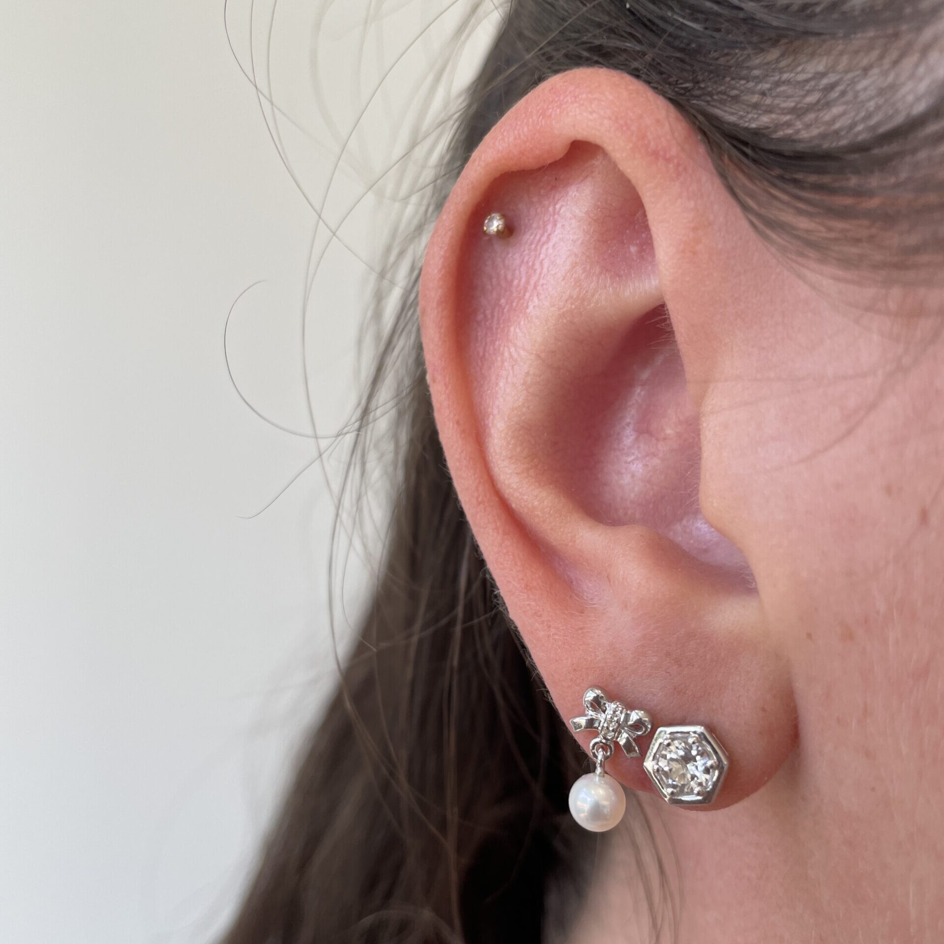 Sterling Silver Gemstone Stud Earrings
