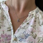 Sterling Silver Gemstone Pendant Necklace