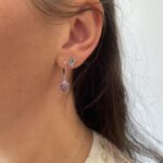 Sterling Silver Blue Topaz Earrings