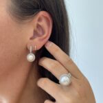 Sterling Silver Pearl Earrings