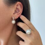 Sterling Silver Pearl Earrings