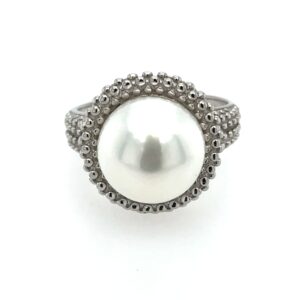 Sterling Silver Pearl Ring