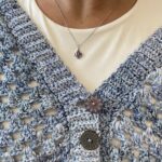 Sterling Silver Clover Gemstone Pendant Necklace