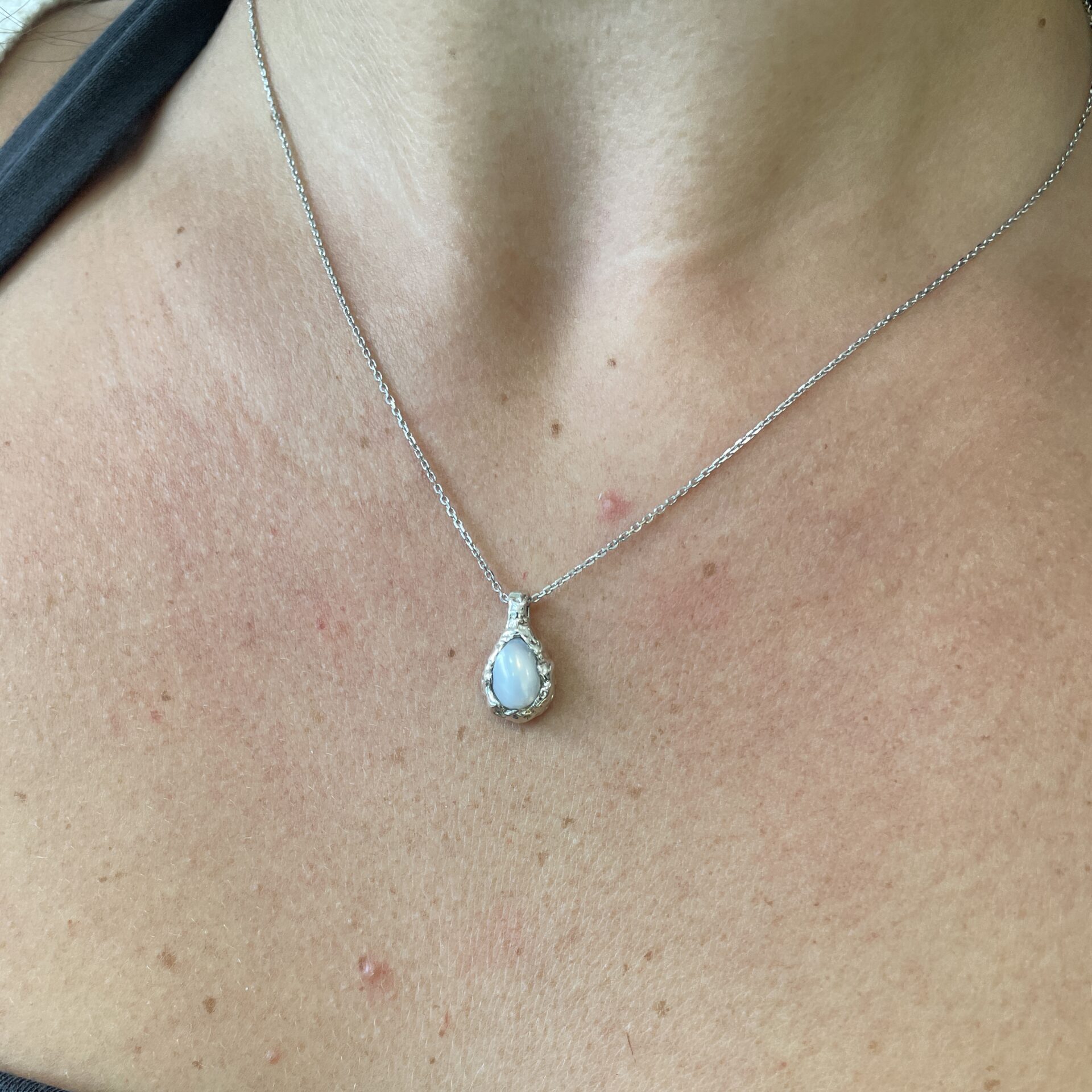 Sterling Silver Pearl Necklace