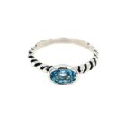 Sterling Silver Blue Topaz Ring
