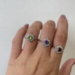 Sterling Silver Peridot Ring