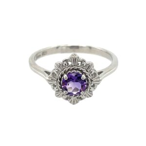 Sterling Silver Amethyst Ring